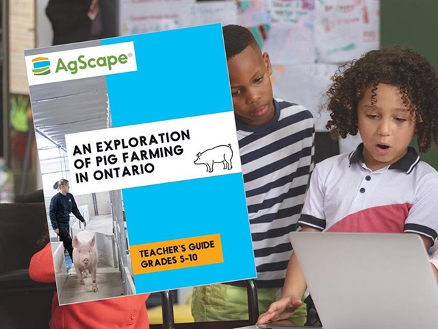 Ontario Pork Invests in the Future of Food Education through new Educational Project with AgScape