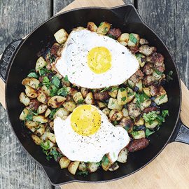 Breakfast sausage hash... and a solution to leftovers