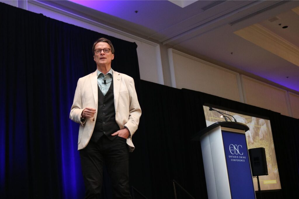 Charlebois speaking at OSC